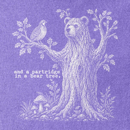 Partridge in a Bear Tree Kids Cotton T-Shirt