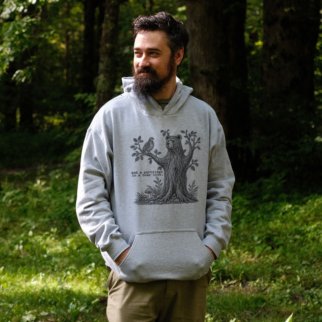 Partridge in a Bear Tree Hoodie