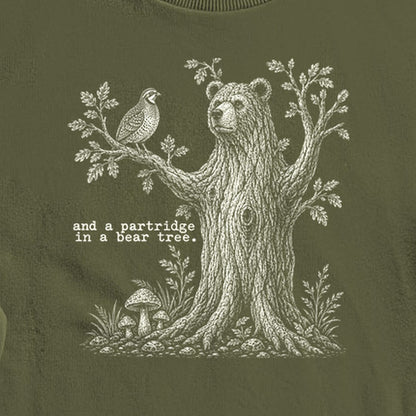Partridge in a Bear Tree Crewneck Sweatshirt