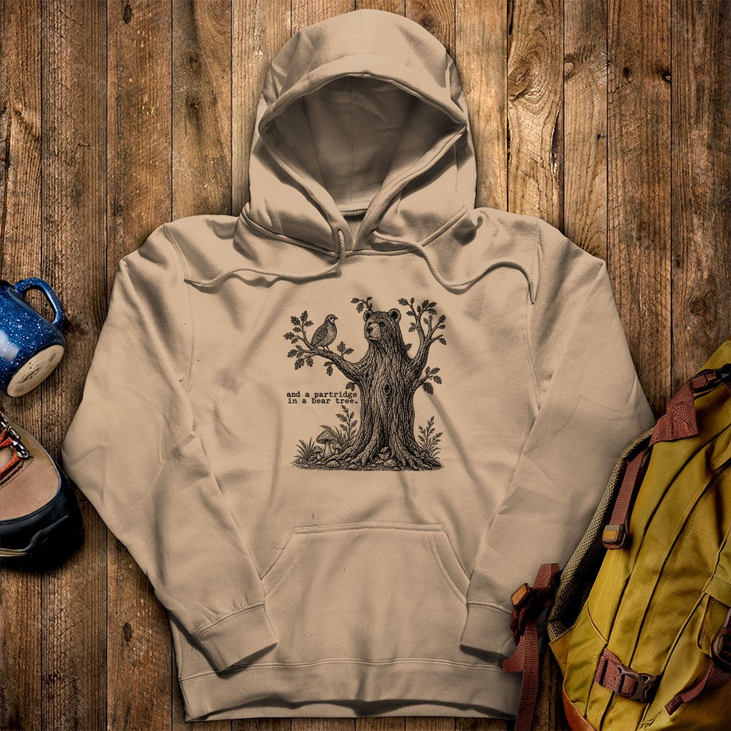 Partridge in a Bear Tree Hoodie