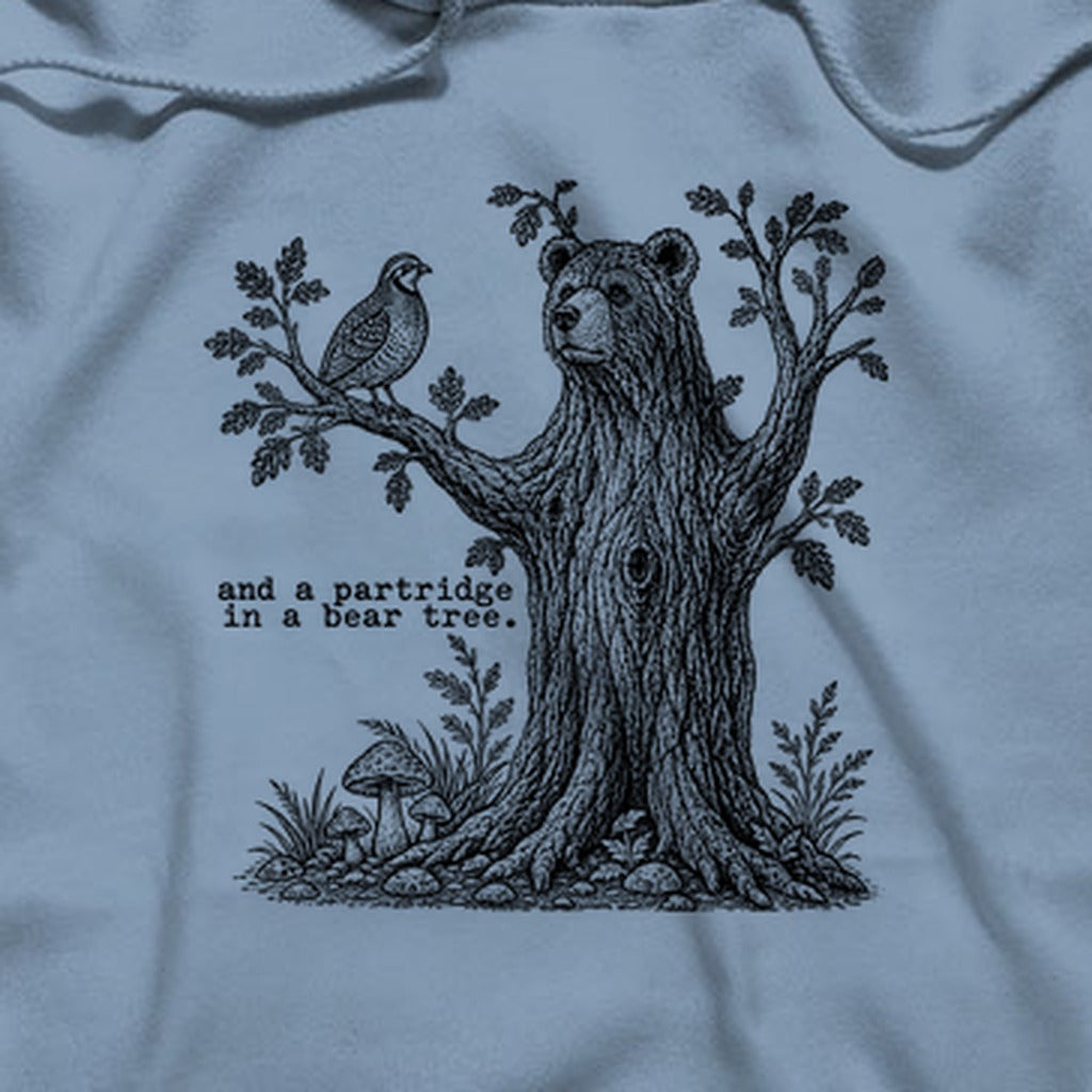 Partridge in a Bear Tree Hoodie