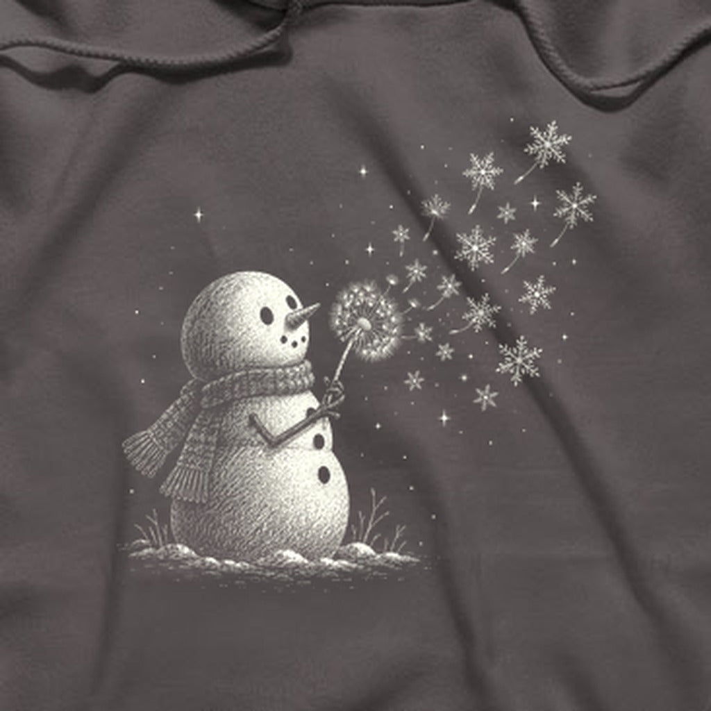Snowman Dandelion Wish Hoodie