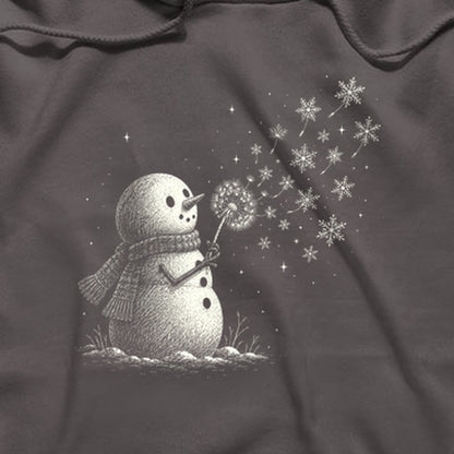 Snowman Dandelion Wish Hoodie