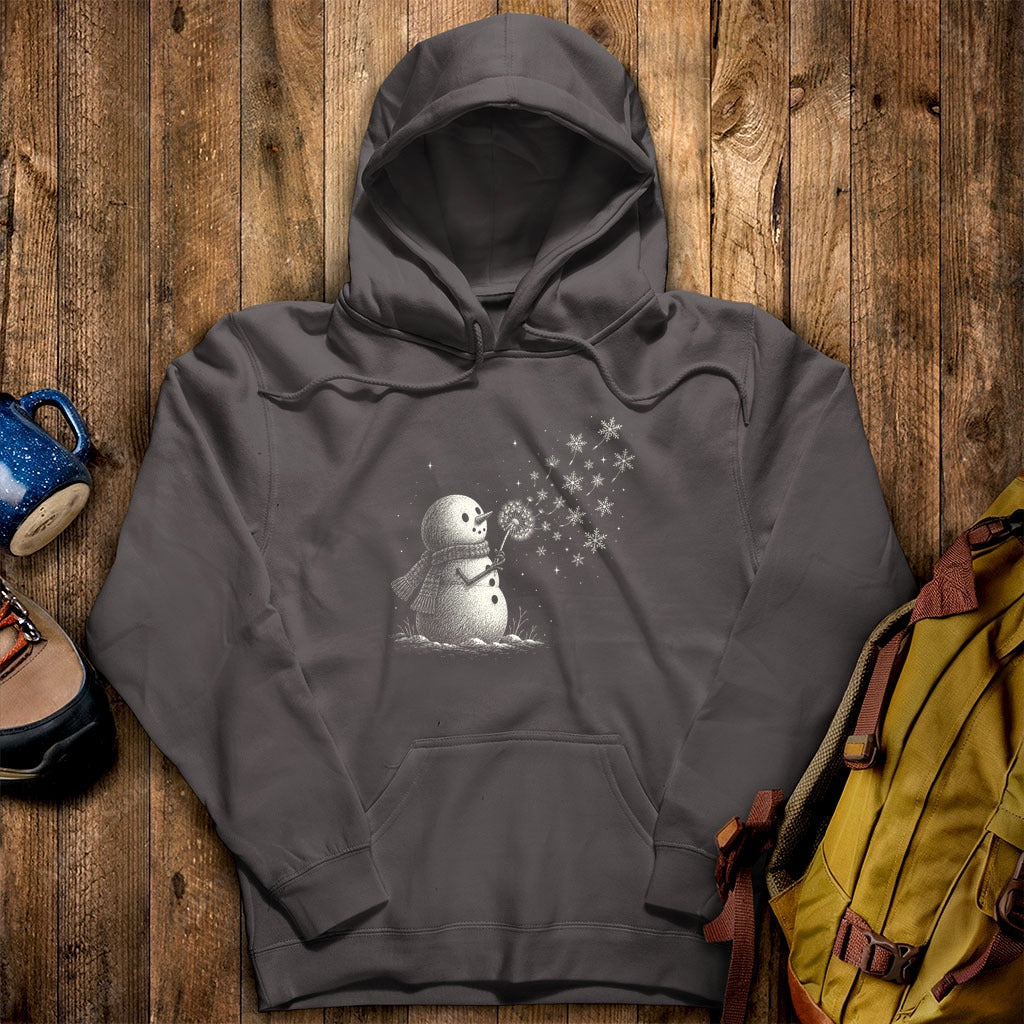 Snowman Dandelion Wish Hoodie