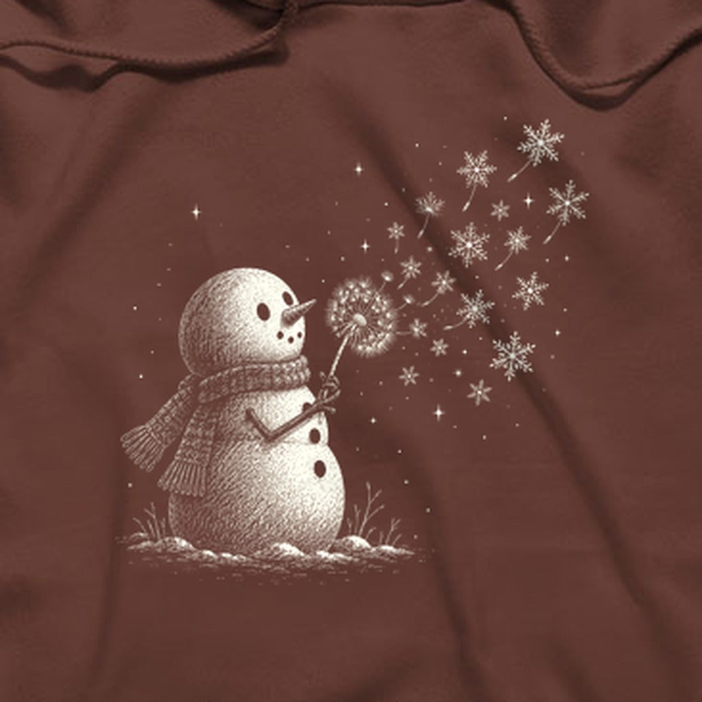Snowman Dandelion Wish Hoodie