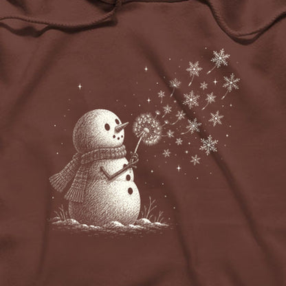 Snowman Dandelion Wish Hoodie