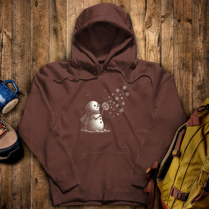 Snowman Dandelion Wish Hoodie