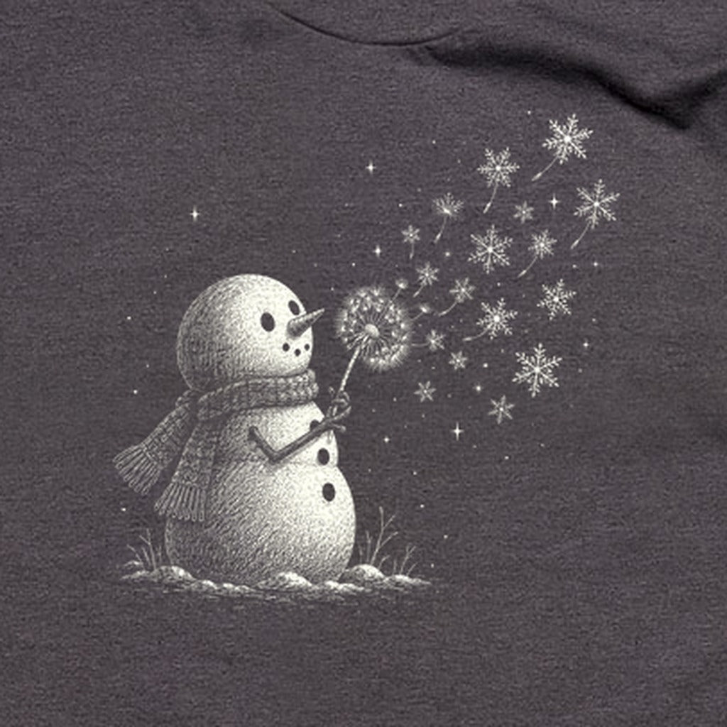Snowman Dandelion Wish T-Shirt