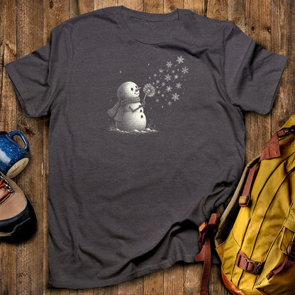 Snowman Dandelion Wish T-Shirt