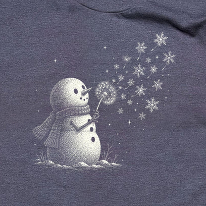 Snowman Dandelion Wish T-Shirt