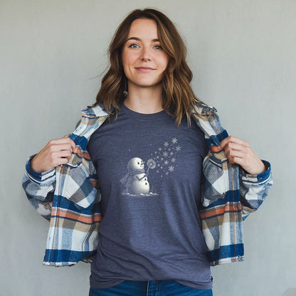 Snowman Dandelion Wish T-Shirt