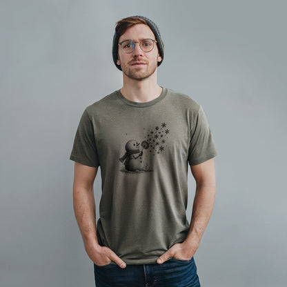 Snowman Dandelion Wish T-Shirt