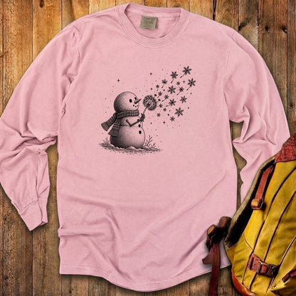 Snowman Dandelion Wish Premium Long Sleeve