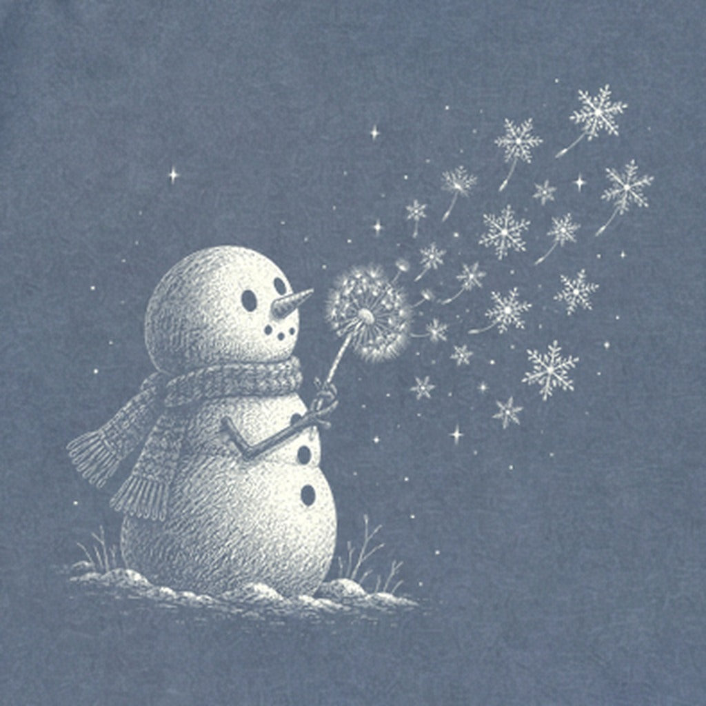 Snowman Dandelion Wish Premium Long Sleeve