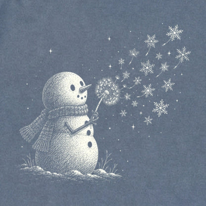 Snowman Dandelion Wish Premium Long Sleeve