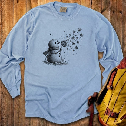Snowman Dandelion Wish Premium Long Sleeve