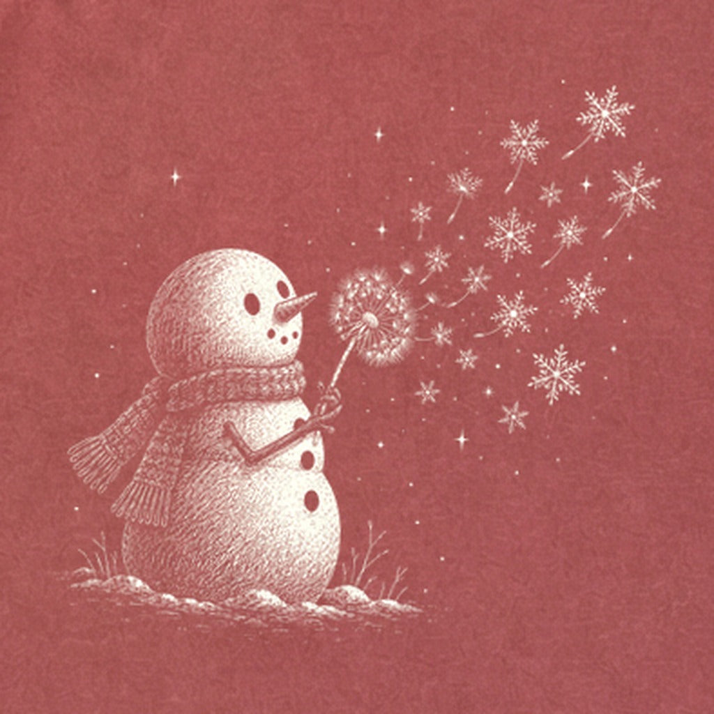 Snowman Dandelion Wish Premium Long Sleeve