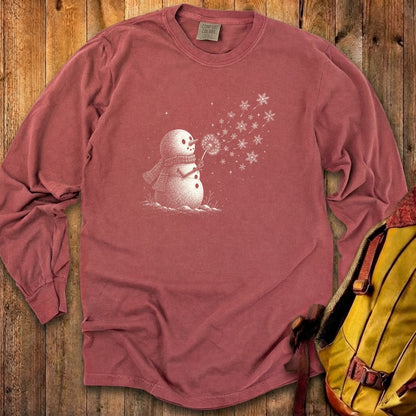 Snowman Dandelion Wish Premium Long Sleeve