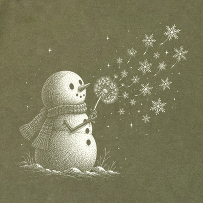 Snowman Dandelion Wish Premium Long Sleeve