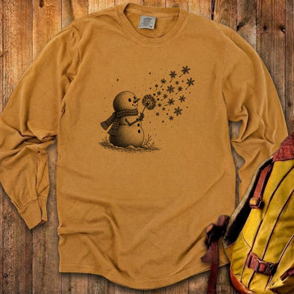 Snowman Dandelion Wish Premium Long Sleeve