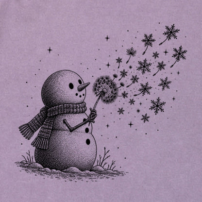 Snowman Dandelion Wish Premium Long Sleeve