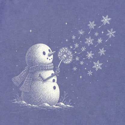 Snowman Dandelion Wish Premium Long Sleeve