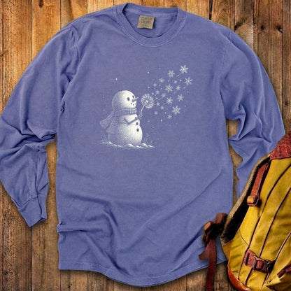 Snowman Dandelion Wish Premium Long Sleeve