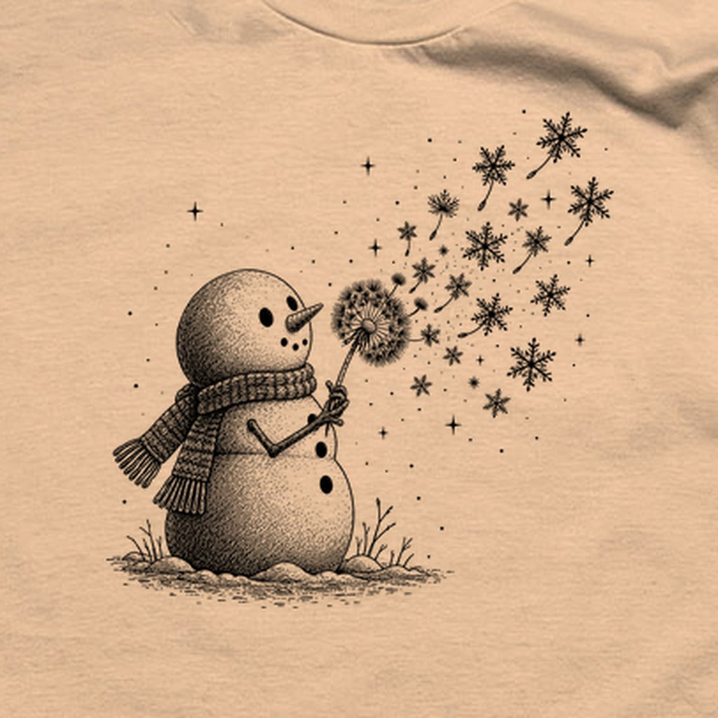 Snowman Dandelion Wish T-Shirt