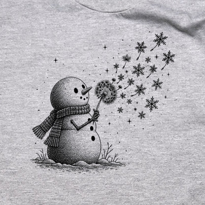 Snowman Dandelion Wish T-Shirt