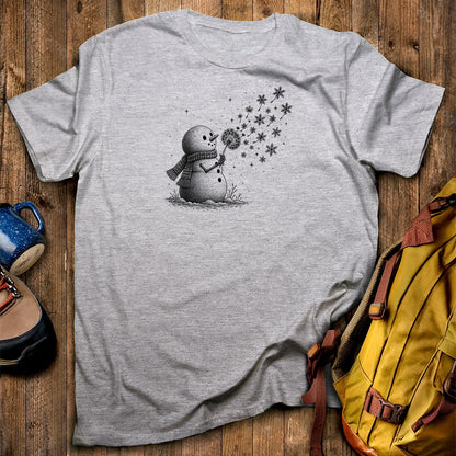 Snowman Dandelion Wish T-Shirt