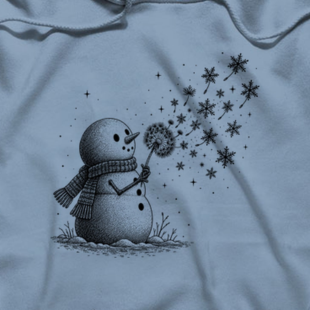 Snowman Dandelion Wish Hoodie
