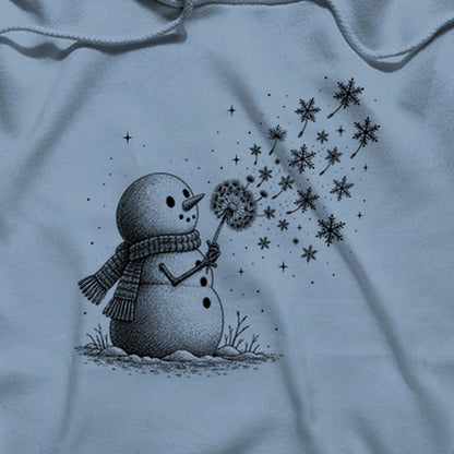 Snowman Dandelion Wish Hoodie