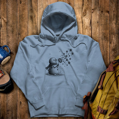 Snowman Dandelion Wish Hoodie
