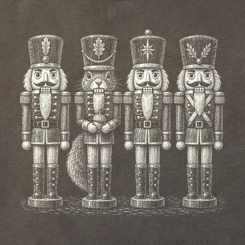 Squirrel Nut Cracker Cotton T-Shirt
