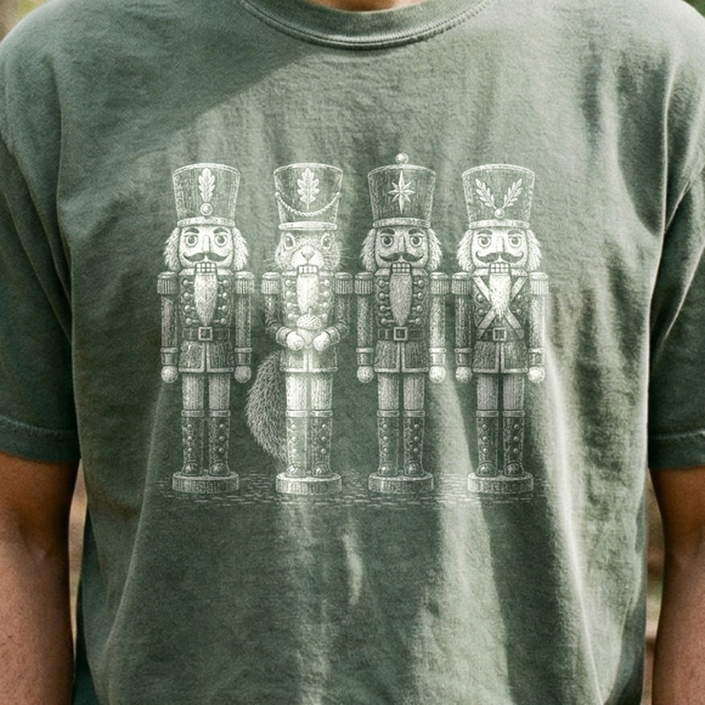 Squirrel Nut Cracker Cotton T-Shirt