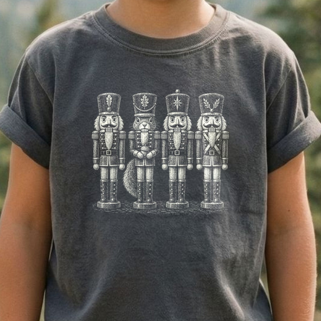 Squirrel Nut Cracker Kids Cotton T-Shirt