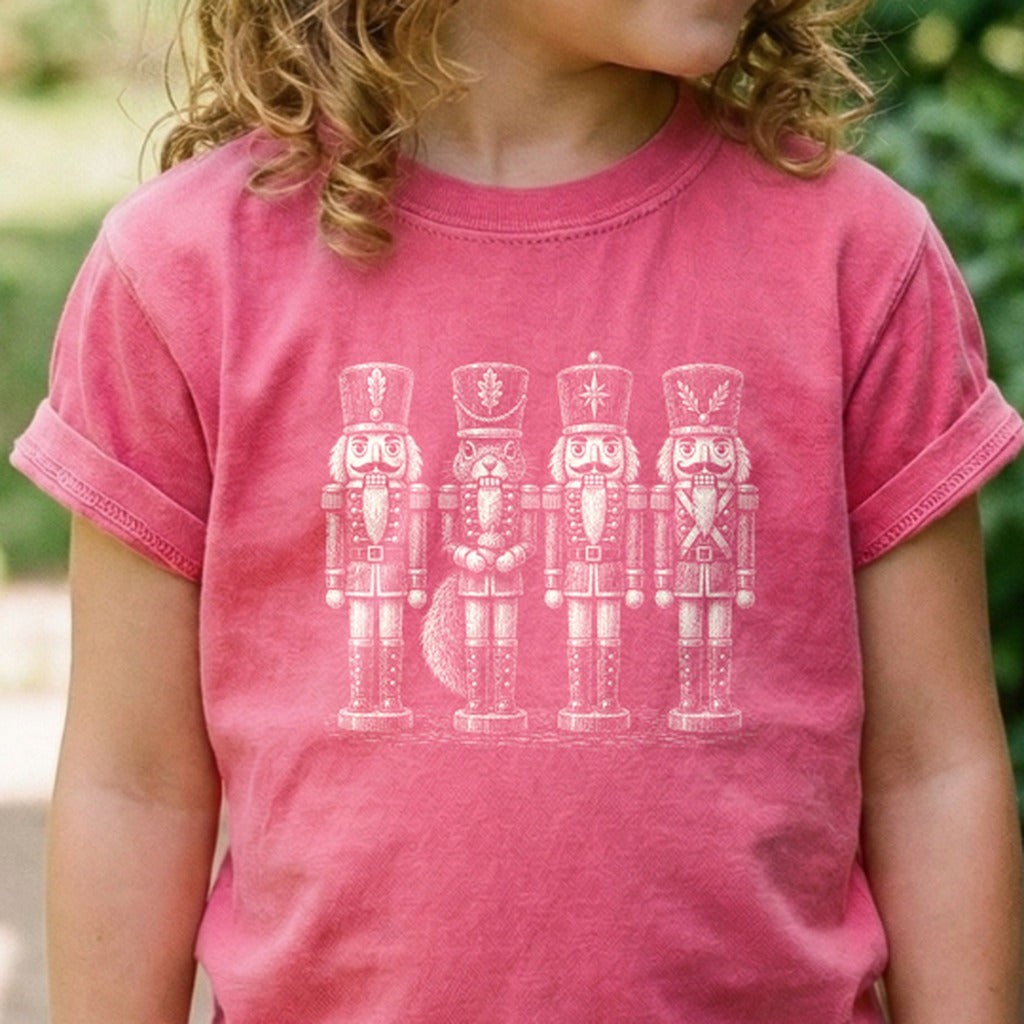 Squirrel Nut Cracker Kids Cotton T-Shirt