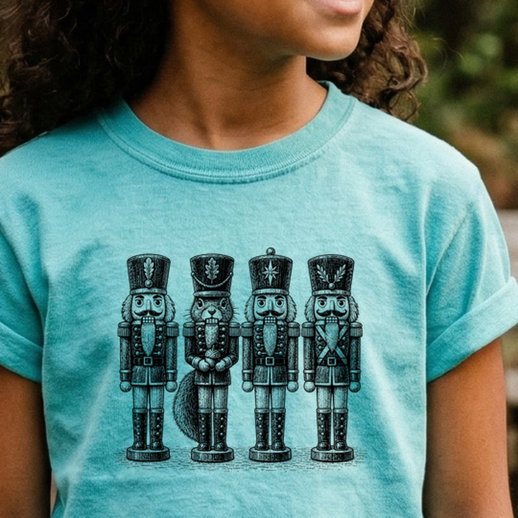 Squirrel Nut Cracker Kids Cotton T-Shirt