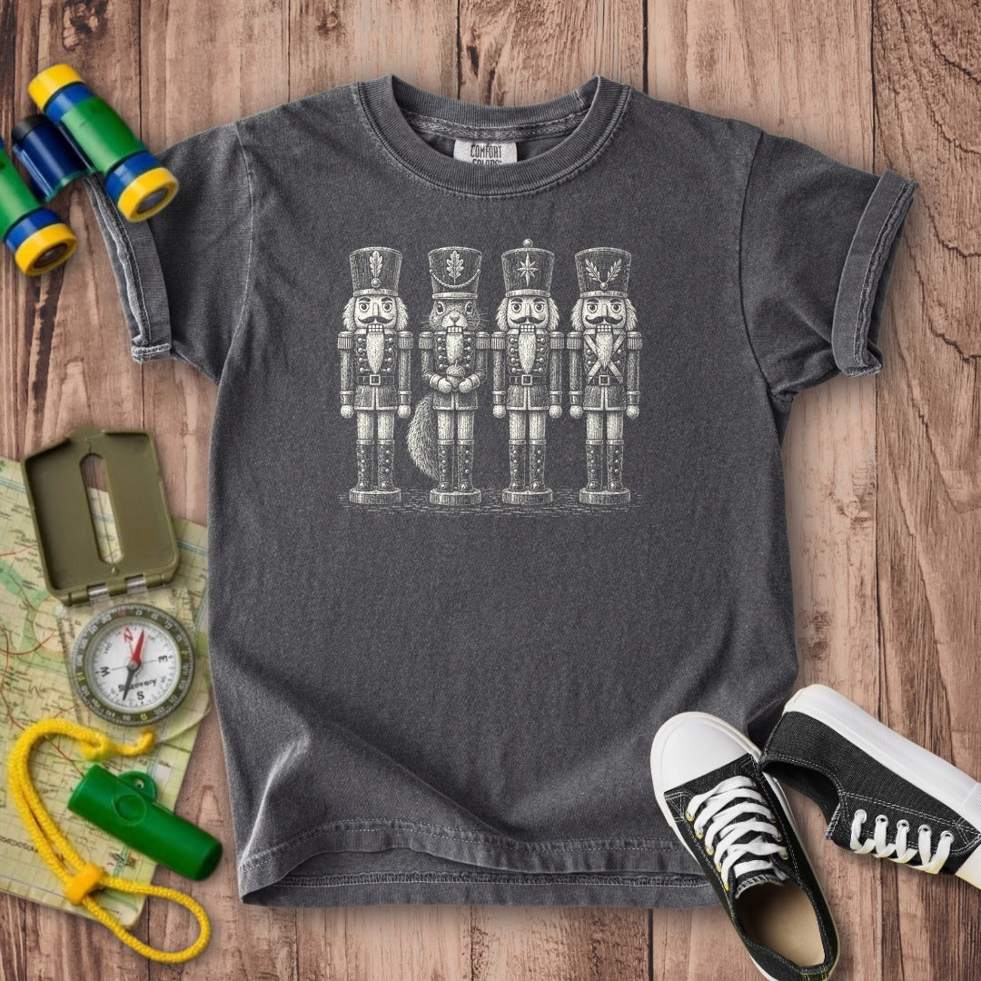 Squirrel Nut Cracker Kids Cotton T-Shirt