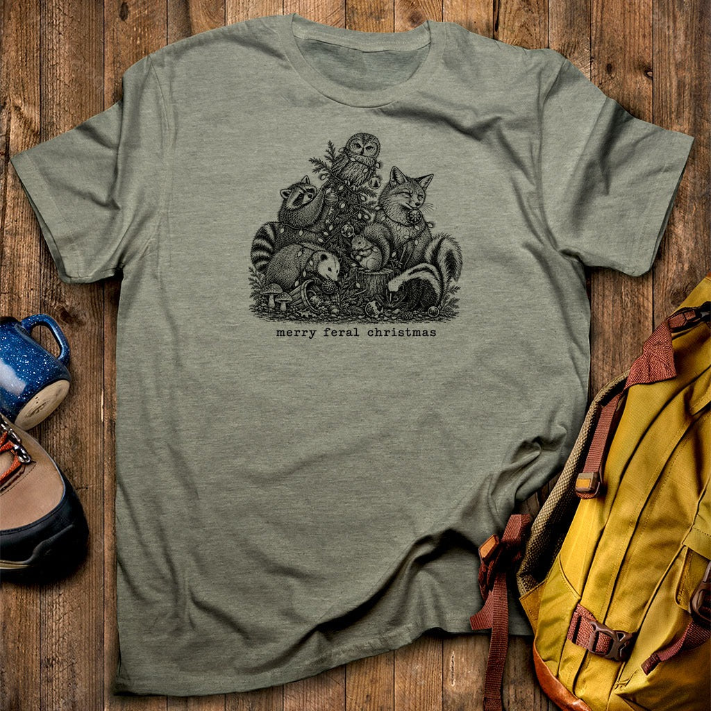 Merry Feral Christmas T-Shirt
