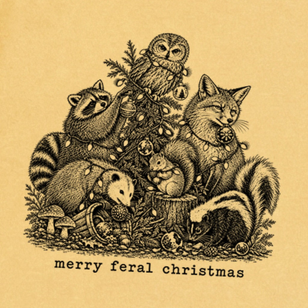 Merry Feral Christmas Premium Long Sleeve
