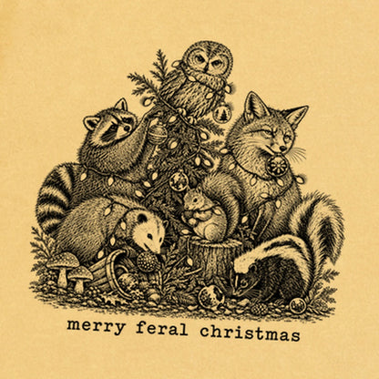 Merry Feral Christmas Premium Long Sleeve