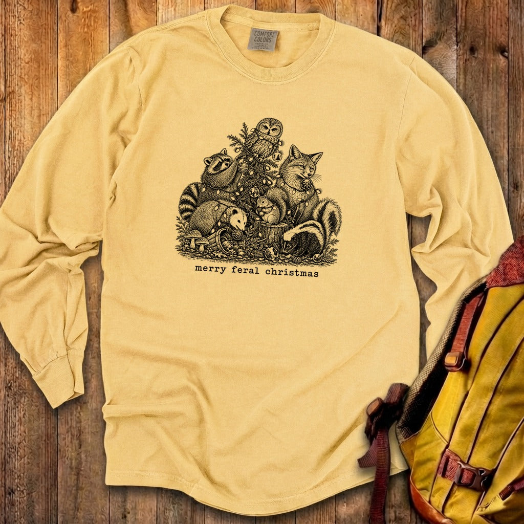 Merry Feral Christmas Premium Long Sleeve