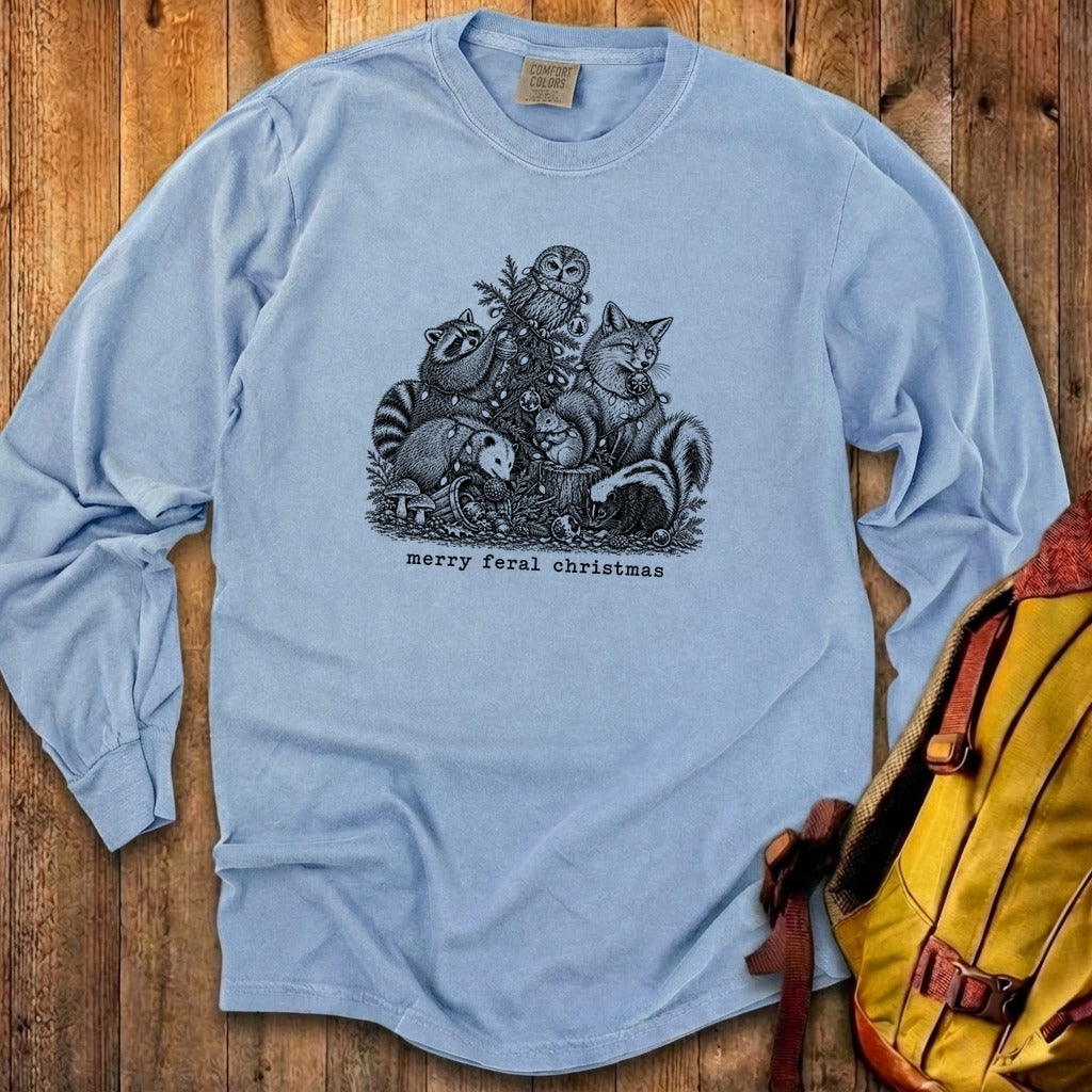 Merry Feral Christmas Premium Long Sleeve