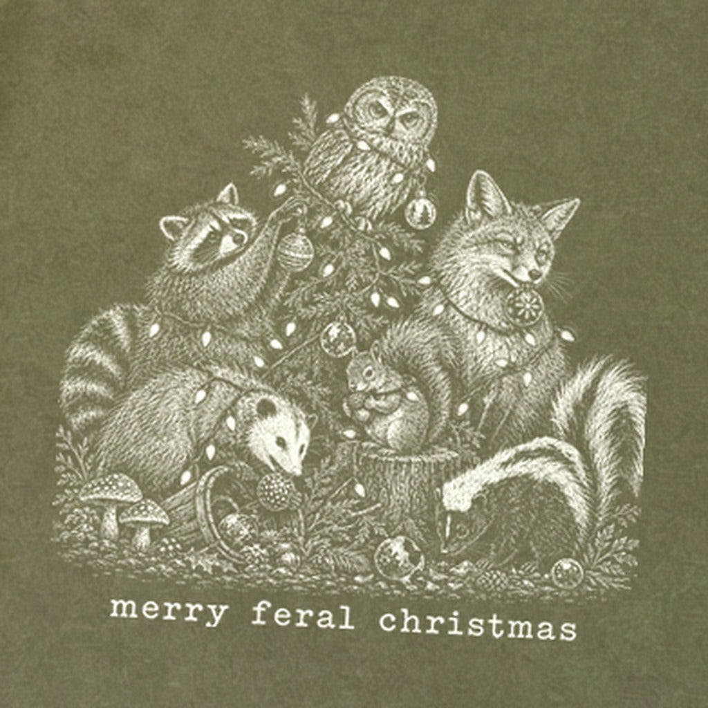 Merry Feral Christmas Premium Long Sleeve