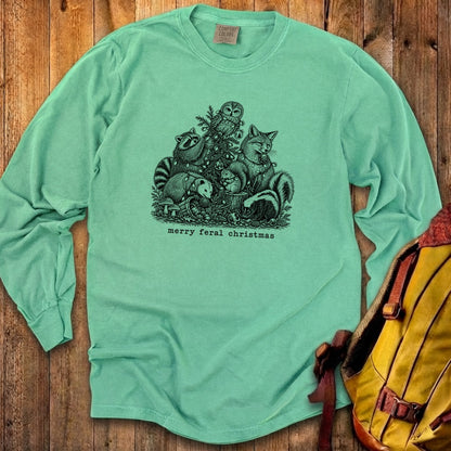 Merry Feral Christmas Premium Long Sleeve
