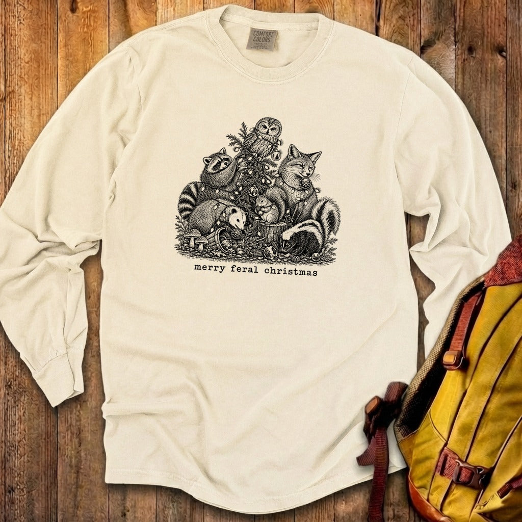 Merry Feral Christmas Premium Long Sleeve