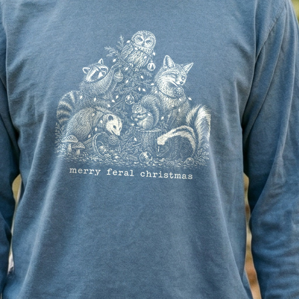 Merry Feral Christmas Premium Long Sleeve