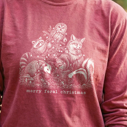 Merry Feral Christmas Premium Long Sleeve