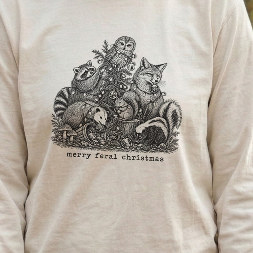 Merry Feral Christmas Premium Long Sleeve